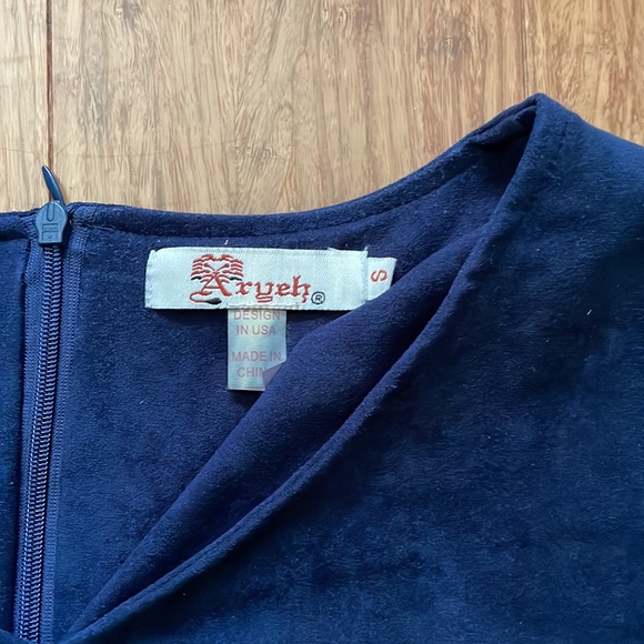 Aryeh Faux Suede Dress - Picture 2 of 5